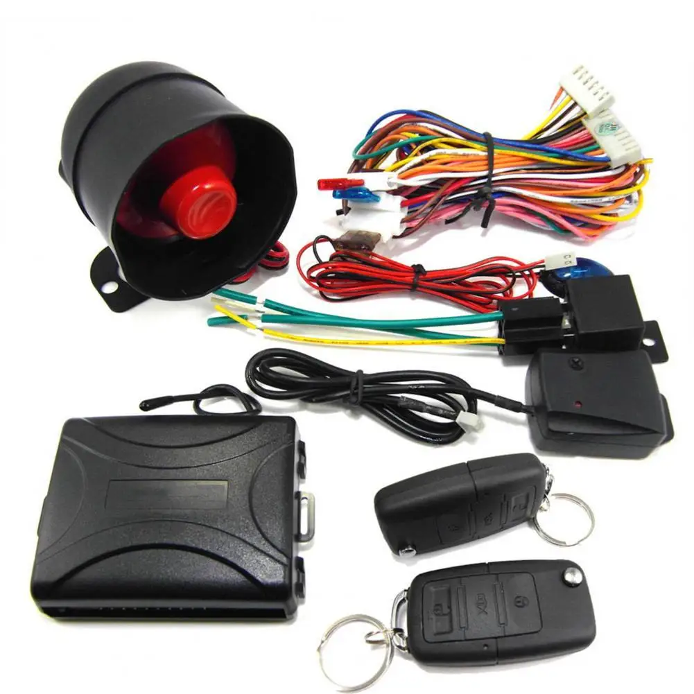 

802-8117 Car Alarm LED Indicator Shocking Sensor Eco-friendly Vehicle Burglar Alarm Security Protection for Car