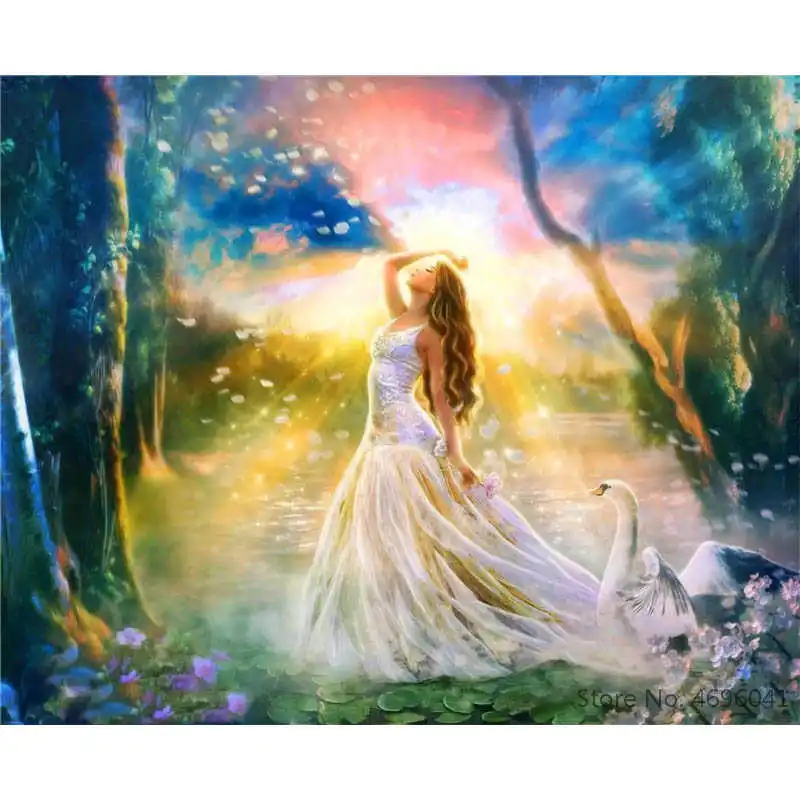 Картина по номерам рамки Раскраска домашний декор картины Рисунок Живопись