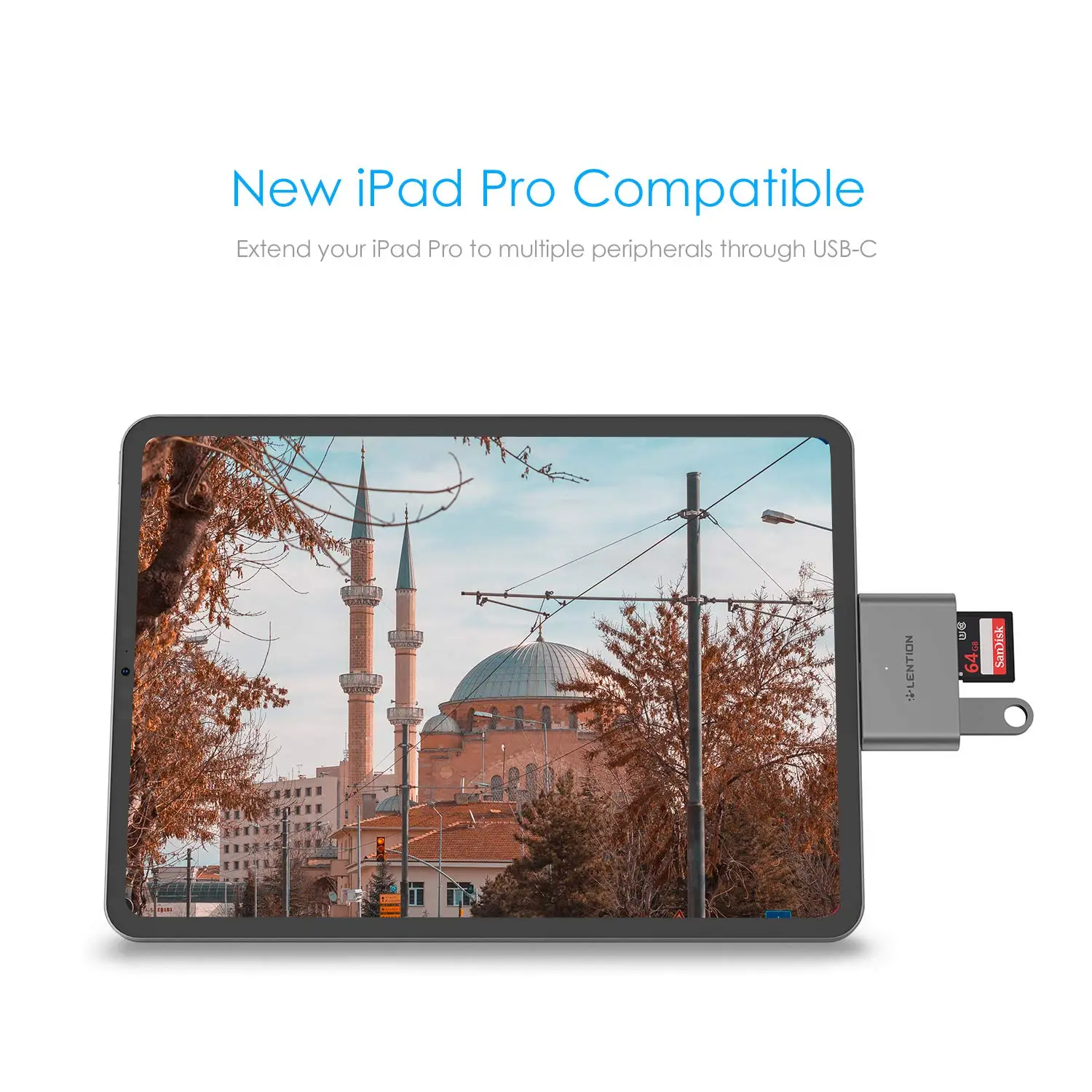Картридеры с USB C на SD/Micro SD адаптером 3 0 для MacBook Pro (Thunderbolt 3) 2018 2019 iPad и Mac Air