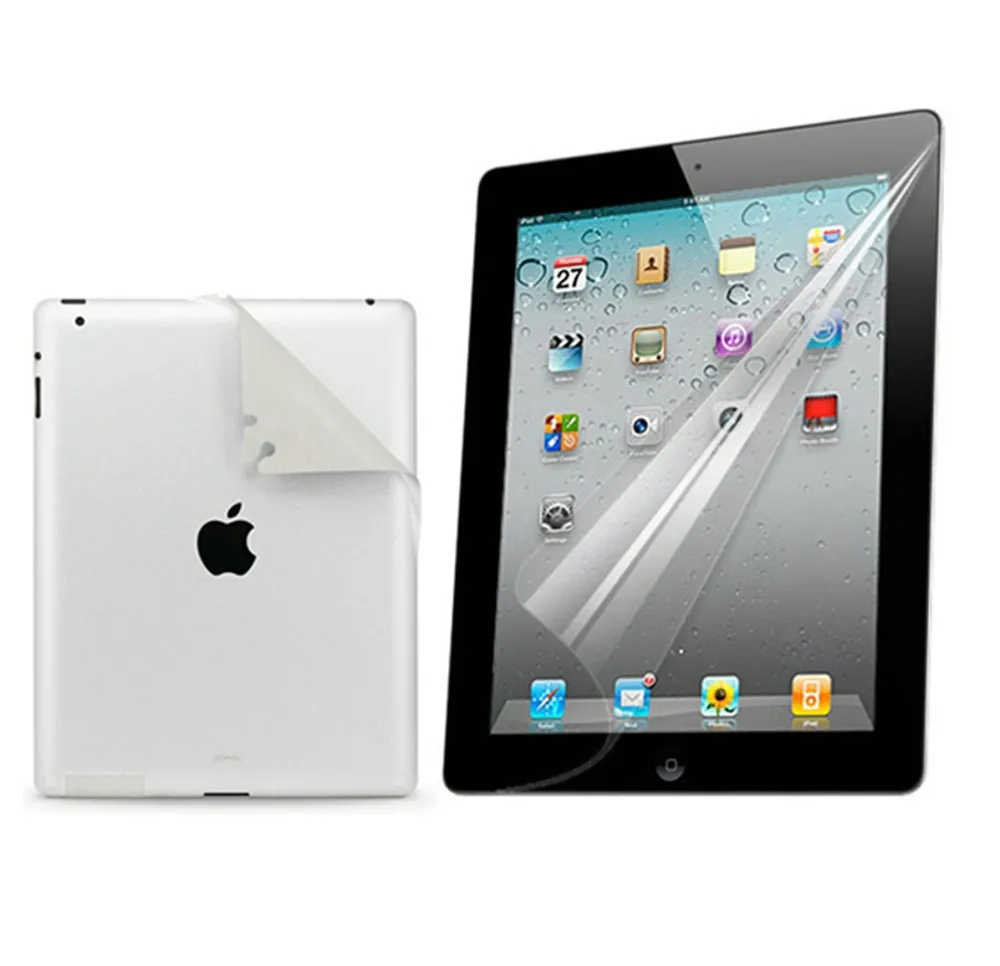 2 комплекта полная задняя и Передняя прозрачная защитная пленка для ЖК экрана Apple