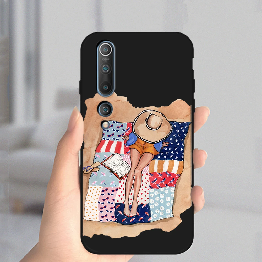 

Travel Girl Case For Xiaomi Redmi Note 10 9 8 7 8T 9T Pro 9S K40 MI Note 11 10 9 10T 10S Pro Lite Poco M3 X3 F3 Soft TPU Fundas