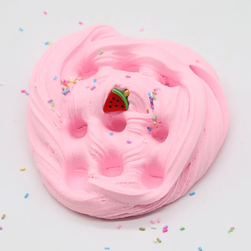 200 мл хлопок слизи фрукты грязь DIY игрушка пластилин пушистый пена глина Лизун талисманы слизистый Пластилин антистресс детская декомпрессионная игрушка