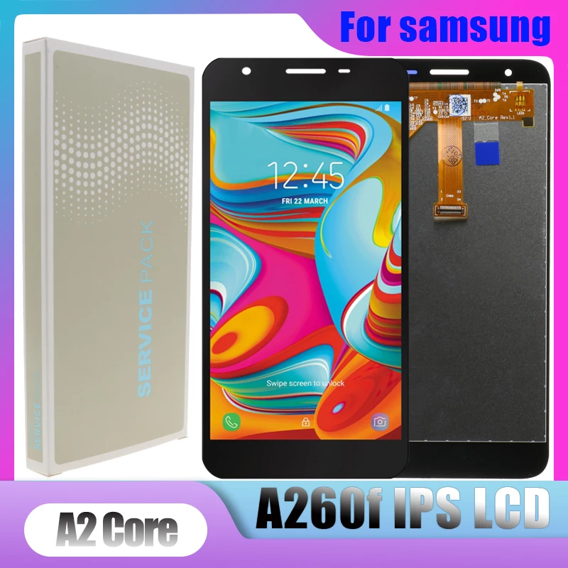 Original 5.0'' LCD For Samsung Galaxy A2 Core A260F/DS Display Touch Screen Digitizer Assembly A260 lcd | Мобильные телефоны