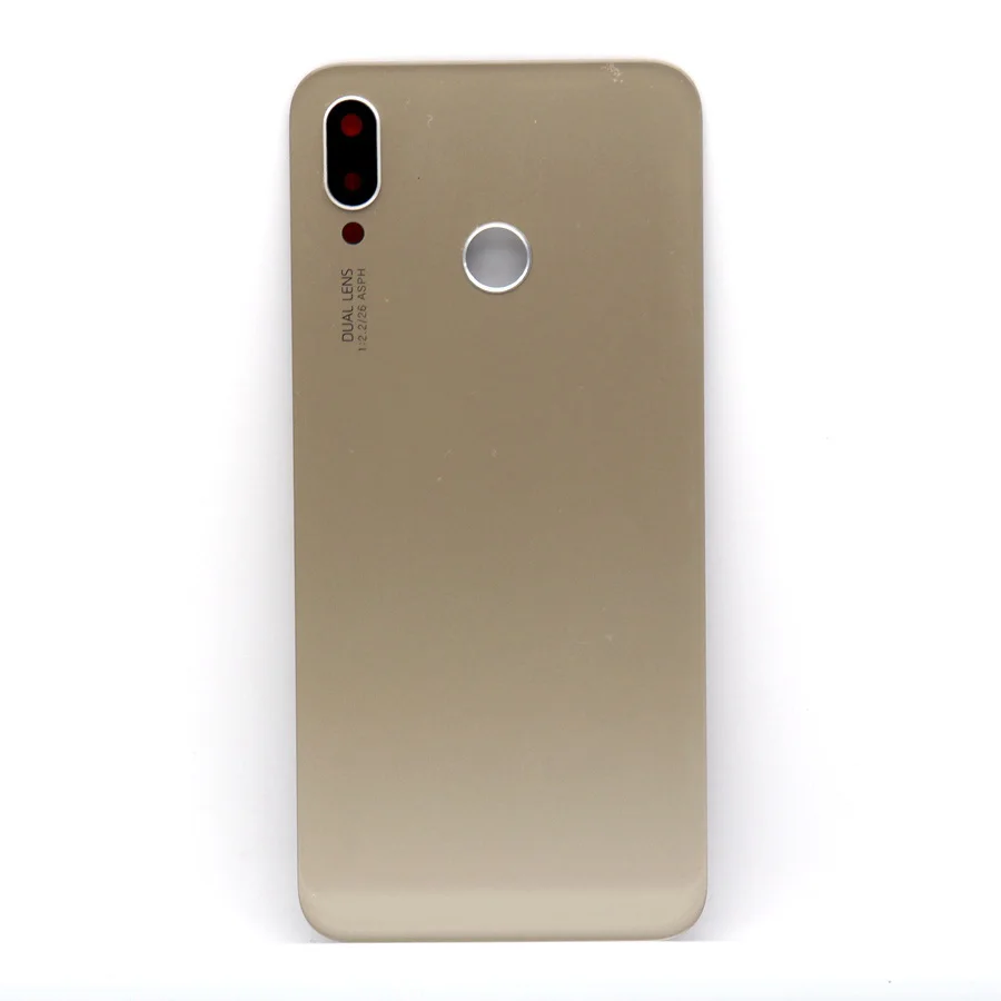 Для huawei P20 Lite Крышка для батареи Задняя стеклянная дверь корпус чехол для huawei P20 Lite Крышка для батареи задняя панель с объективом камеры
