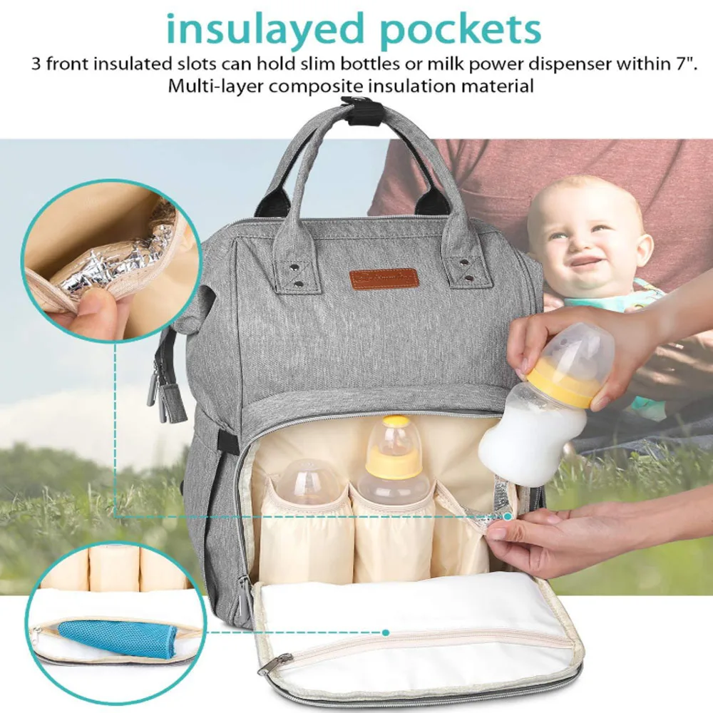 Сумка для детских подгузников большая дорожная сумка мам смены пеленок ухода за