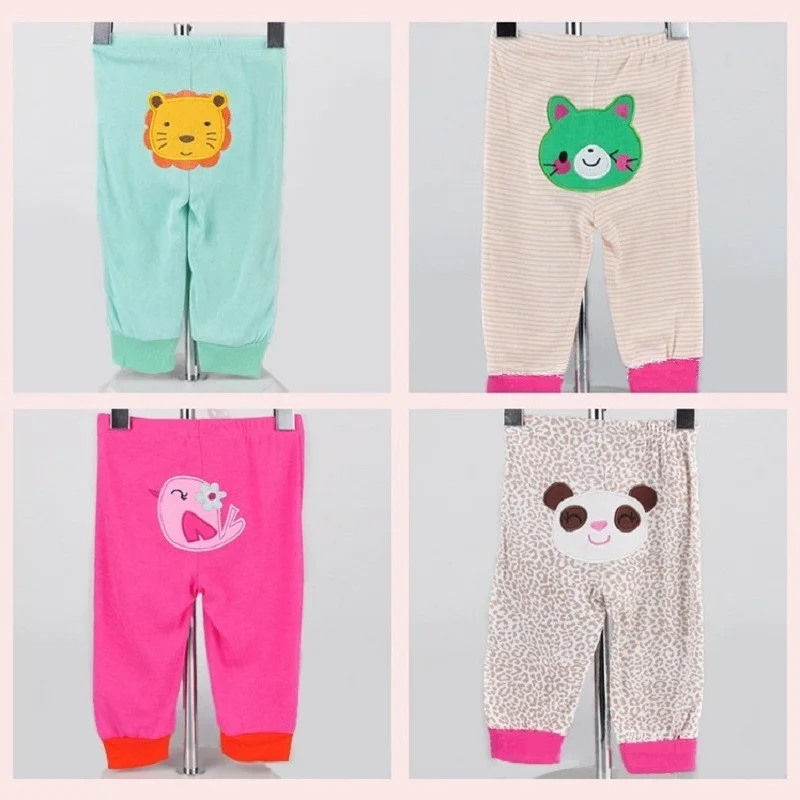 Брюки Детские с мультяшными животными на возраст 0-24 месяца 5 шт./лот |