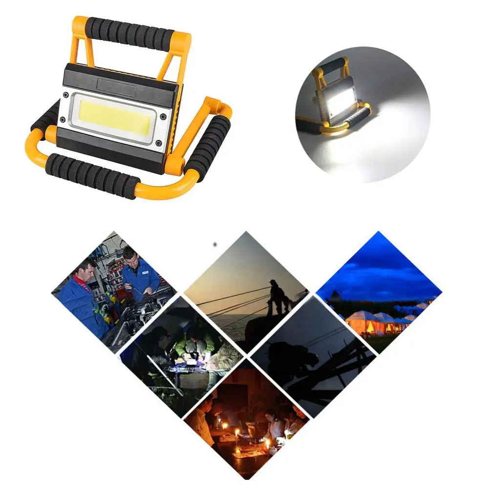 

The New COB Work Light Built-in Battery USB Charging 360-degree Folding LED Strong Light Work Light Outdoor Riding Portable Lamp