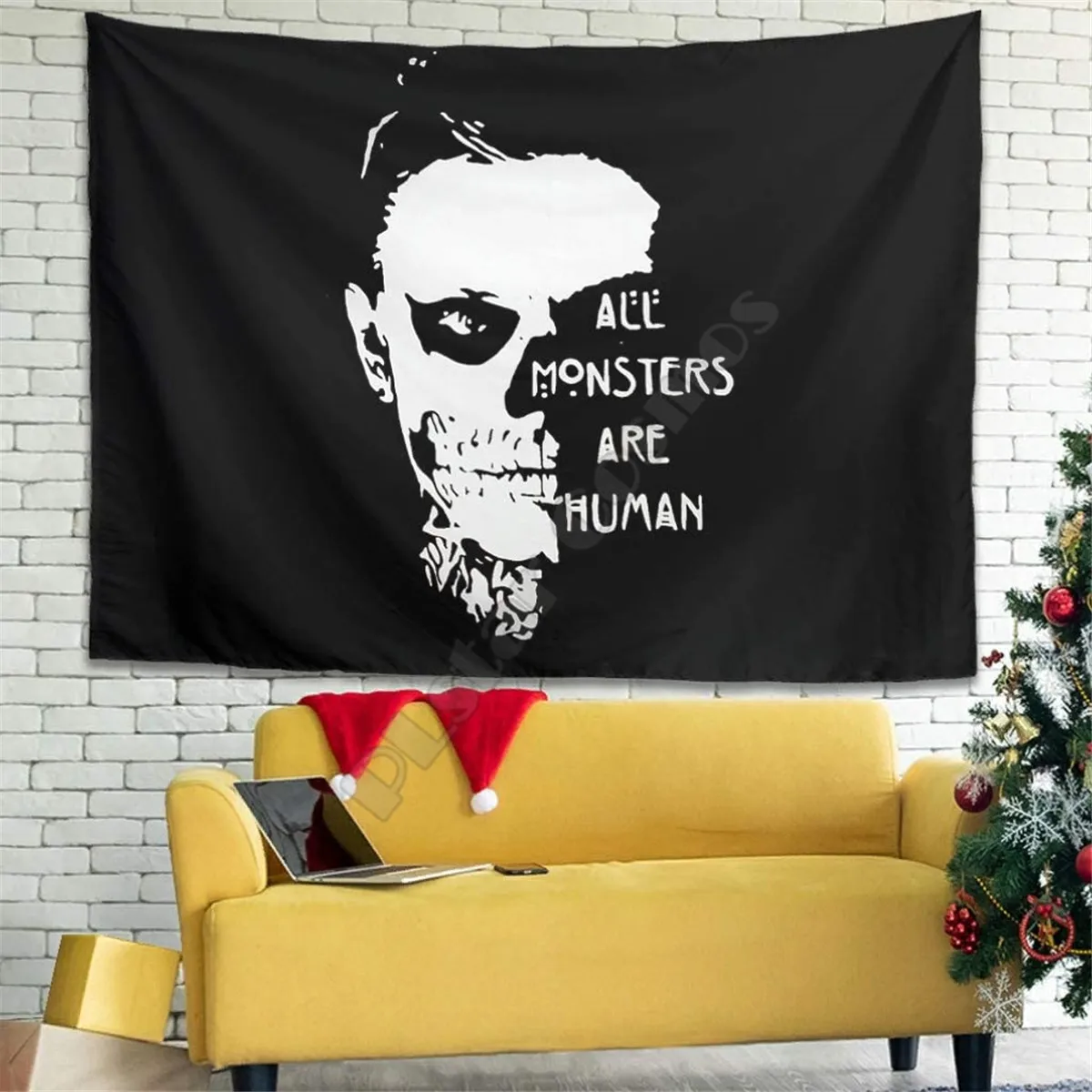 

Printed Tapestry Happycat Cameron Gray 3D Printing Tapestrying Rectangular Home Decor Wall Hanging Home Decoration