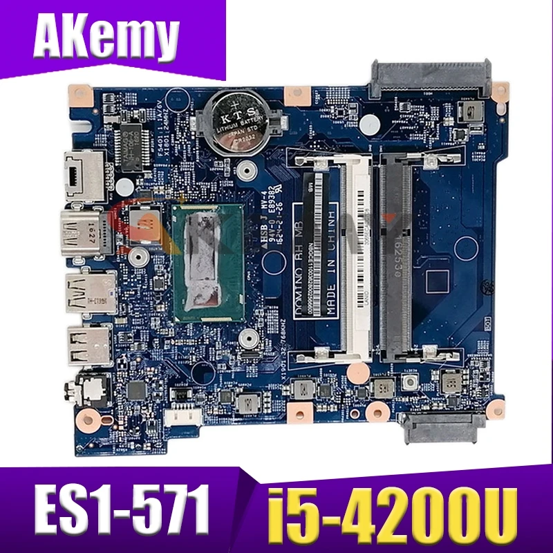 

Akemy материнская плата для ноутбука ACER Aspire ES1-571 i5-4200U материнская плата 15300-1 SR170 DDR3 тест проведен