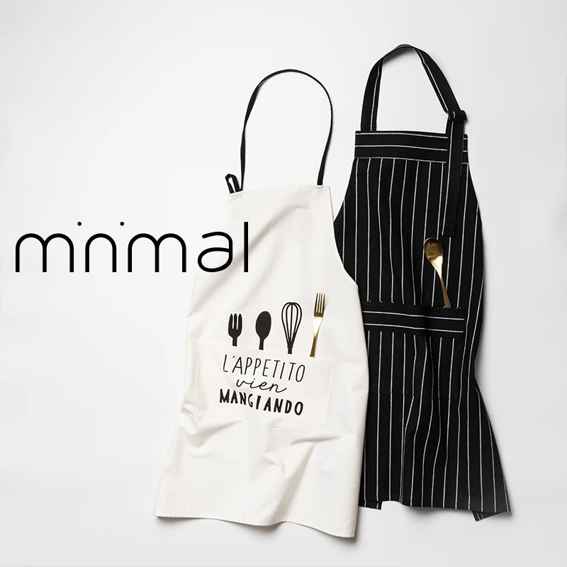 

1 шт. фартук черный Ножи и вилка печати краткое взрослый доказательство воды и масла фартук для кухни и ресторана Пособия по кулинарии Bib фар...