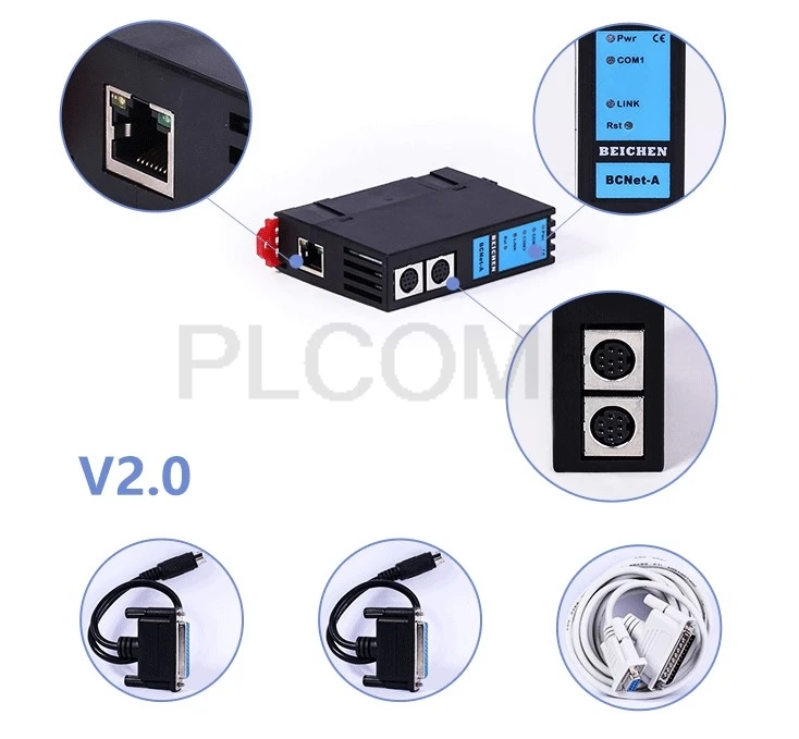 Модуль связи Ethernet для Mitsubishi серии ПЛК адаптер программирования Замена USB-SC09, Modbus TCP шлюз KepWare OPC