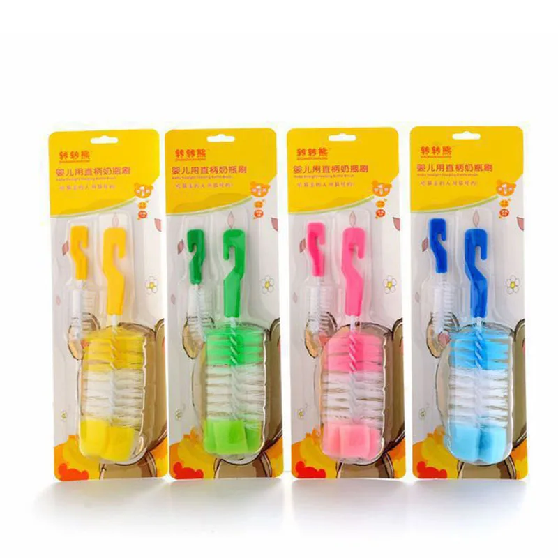 2 шт./компл. Детские щетки для бутылочек соска щетка бутылочки кормления 360
