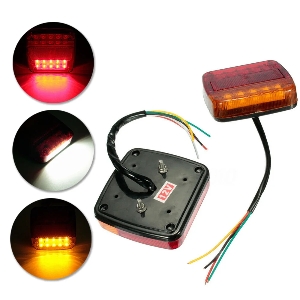 

12V LED tail lights AS+ABS Shock Resistant Running Accessories Turn Signal Car Replacement