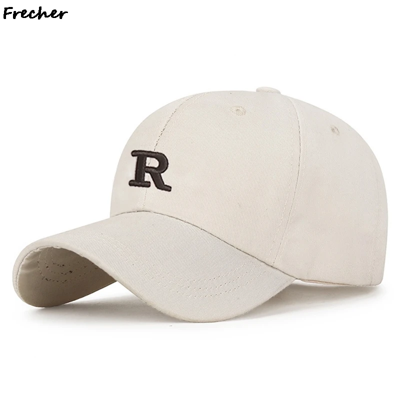 

Кепка с козырьком для мужчин и женщин, Повседневная Бейсболка с надписью R и вышивкой, уличная спортивная шапка унисекс, лето 2021