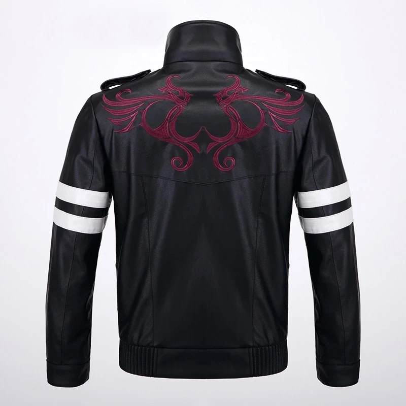 COSLEE [в наличии] двойные воротники! Игровой прототип Алекс Мерсер PU кожаная куртка