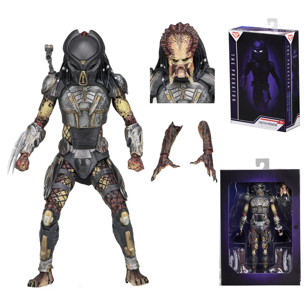 NECA 2 шт. голова пришельцев против Хищника конечный беглец Хищник