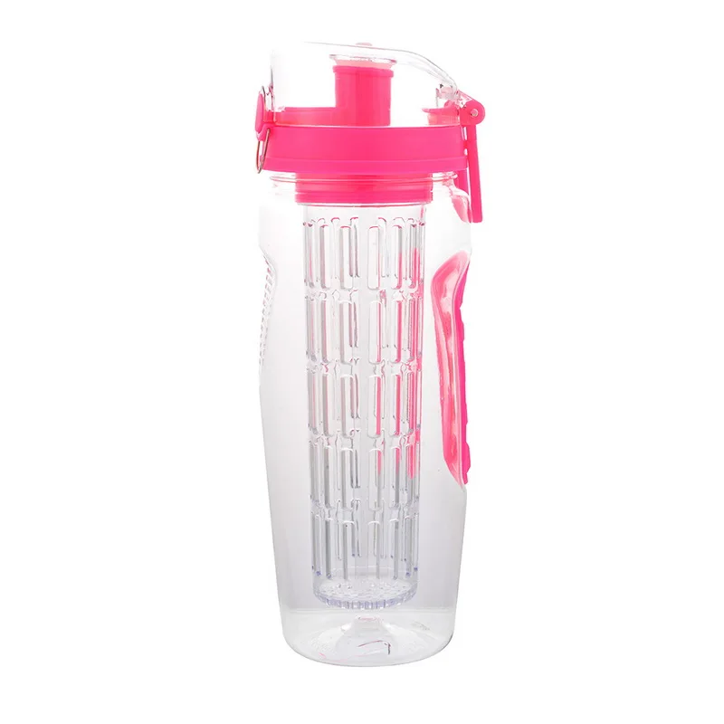 946ml pink Hoomall 946 мл бутылка для напитков, портативная велосипедная бутылка для фруктового заваривания, шейкер для сока, Спортивная бутылка для воды, для путешествий, Botella De Agua - Цвет: 946ml pink
