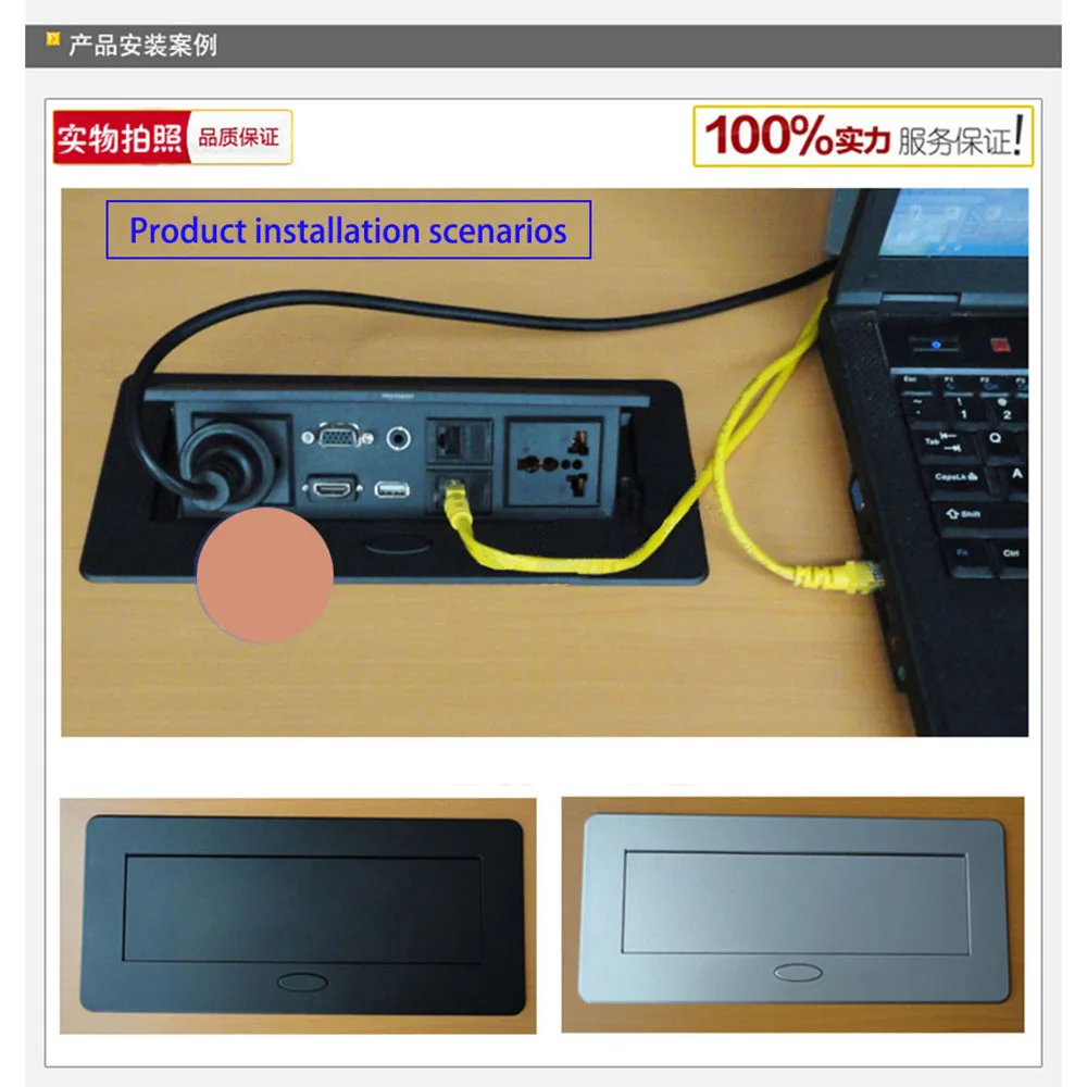 Настольная розетка TINOVO/Выдвижная розетка/розетка стандарта США/USB Двойная сеть