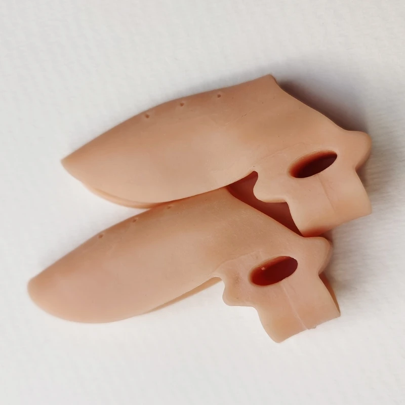 

1Pair Silicone Toes Separator Bunion Bone Ectropion Adjuster Toes 95AC