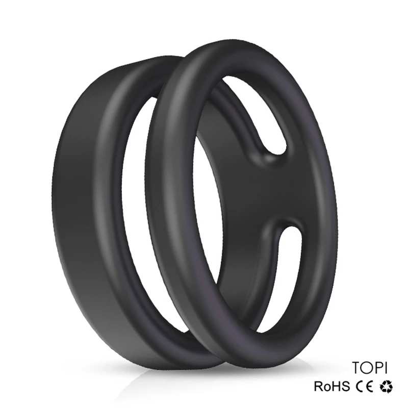 Новые продукты для взрослых пара резонансное кольцо пениса двойное силиконовый