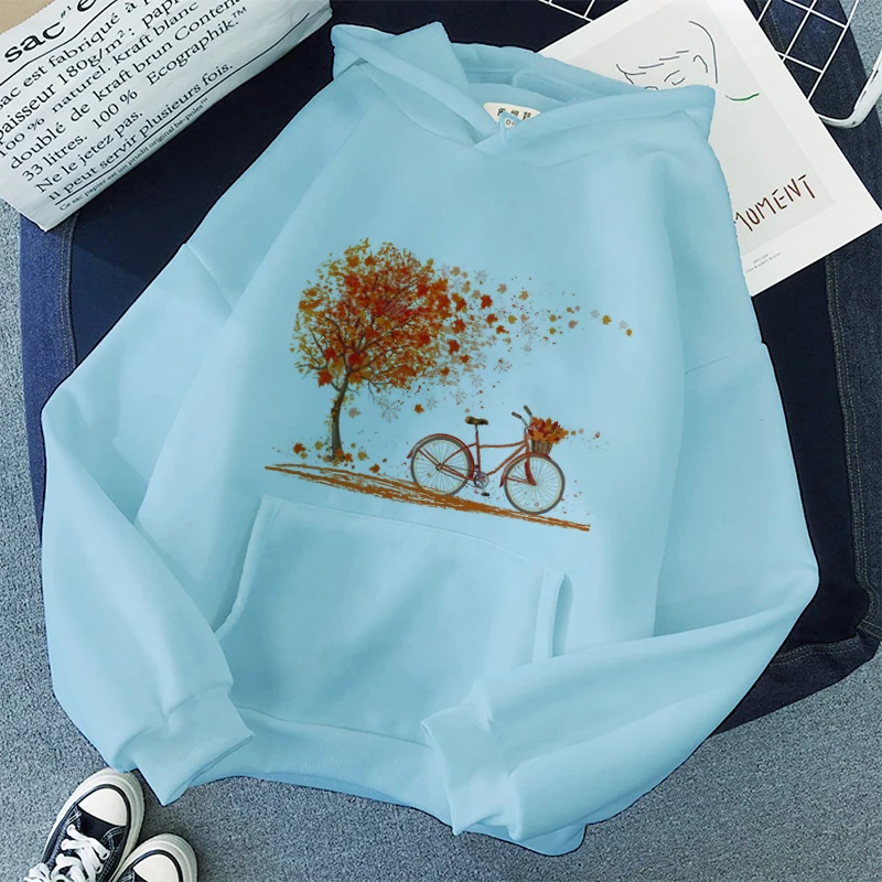 2021 Fashion Women Hoodie Sweatshirts Winter Japanese Style Kawaii Graphic Tops Casual Ladies Pullovers Warm Pocket Hooded