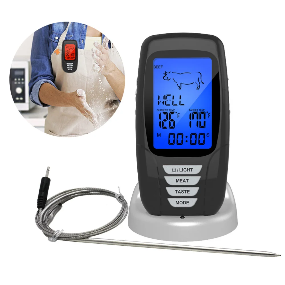 

Probe Type Wireless Barbecue Food Monitoring Battery Included