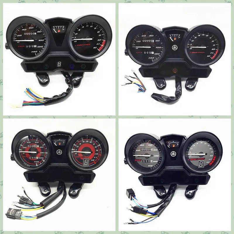 

Tachometer Motorcycle Speedometer for YAMAHA YBR125 JYM125 YBR125K Meter Gauge Moto Tach Instrument Clock No Gear Monitor