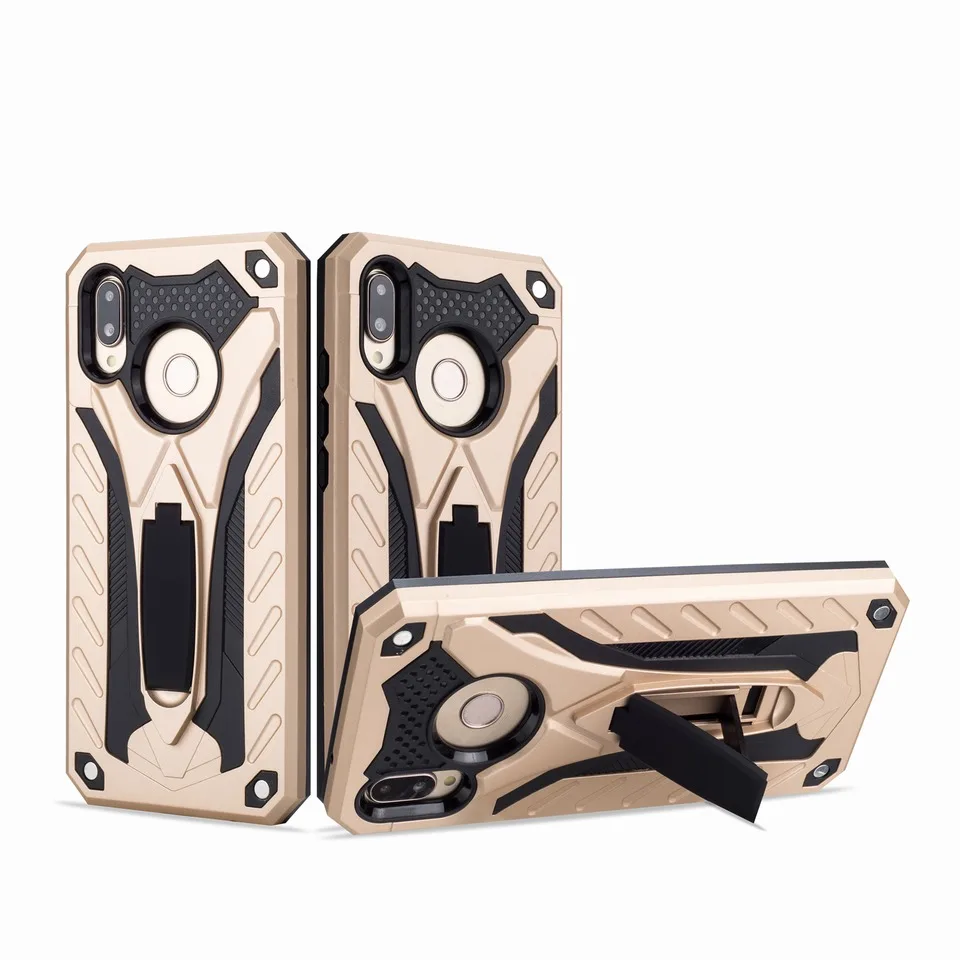 Kickstand Case for Huawei P8 P9 P10 P20 Lite P30 Pro Frame Armor Shockproof Full Back Cover Plus Phone |