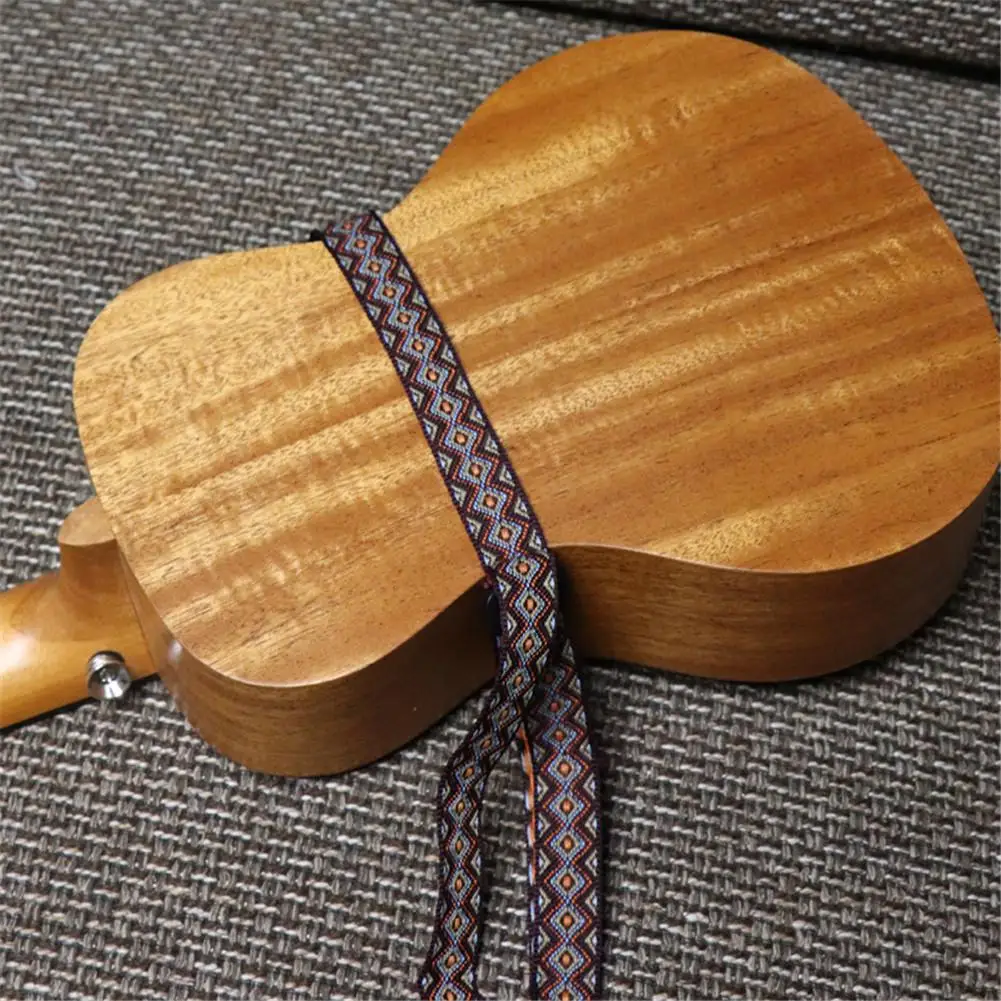 b 002 nationalen stil einstellbare gitarre strap länge universal sling mit haken für akustische ukulele elektrische gitarre zubehör fre
