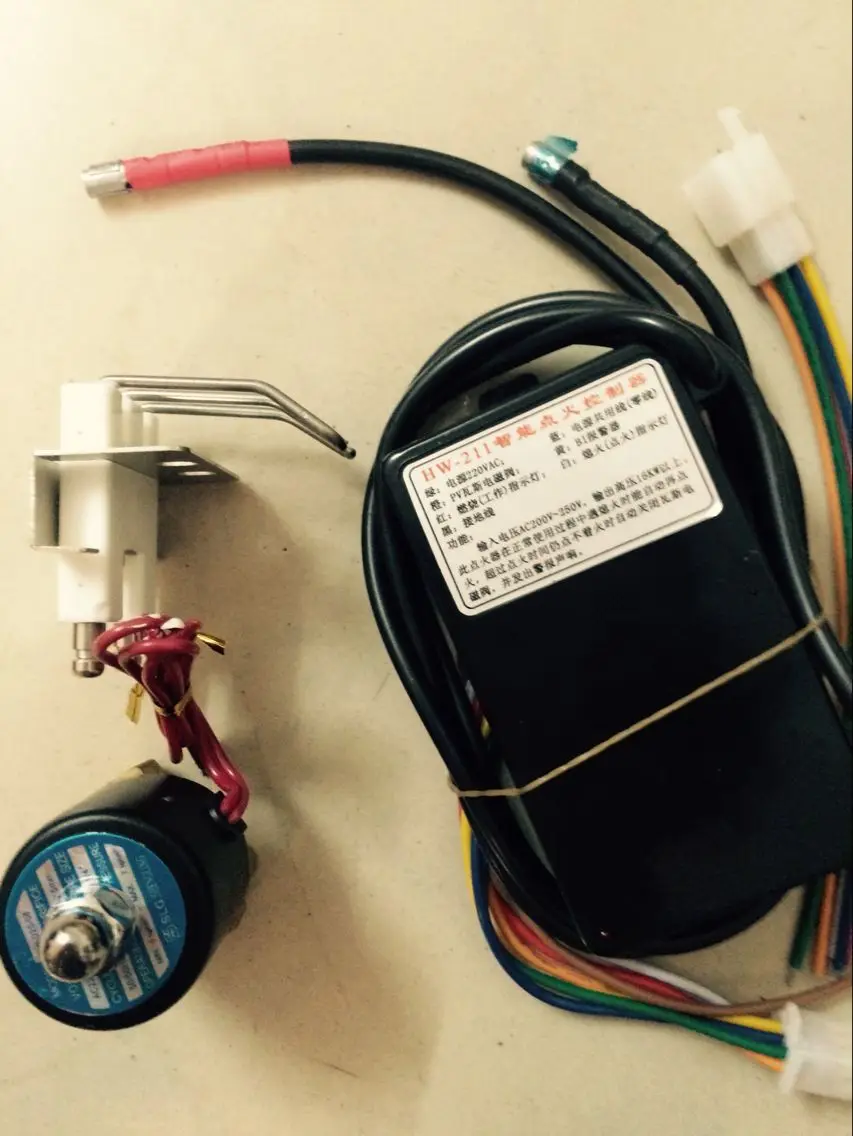 

220-240Vgas ignition control box with sparking ignitor+ignitor needle+1/4"solenoid valve automatic gas ignition oven,burner