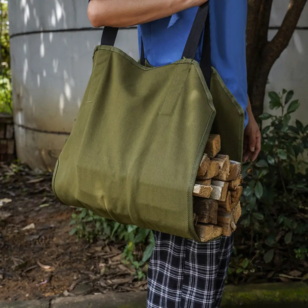 Водонепроницаемая вместительная холщовая переноска для бревен тоут кемпинга