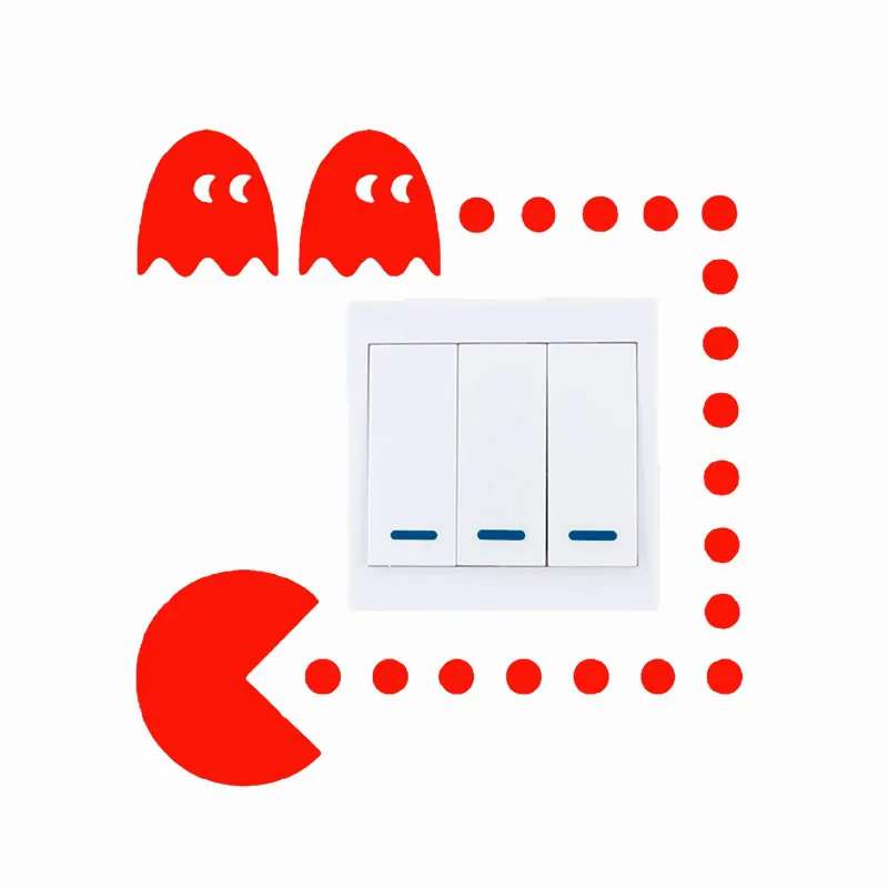 Забавные наклейки с переключателем Eat Beans виниловый тюнинг орнамент креативное