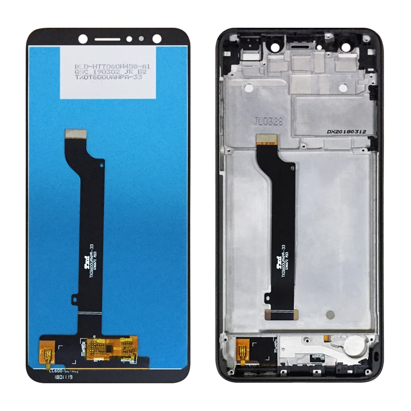 

6.0"For Asus ZC600KL LCD Display Touch Screen For Asus Zenfone 5 Lite ZC600KL LCD 5Q X017DA S630 SDM630 Replace With Frame