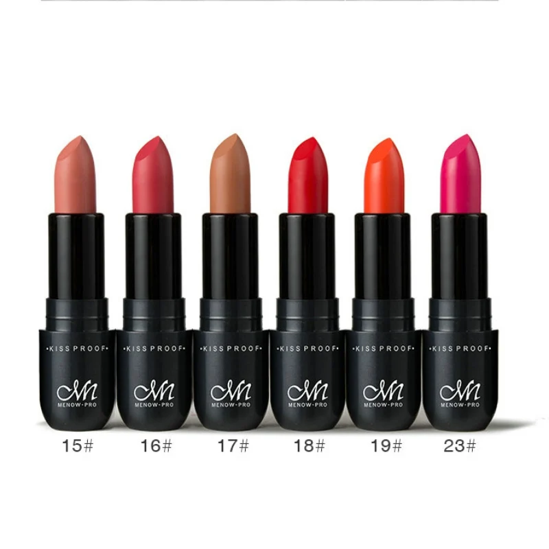 Fashion New Lipstick Red Velvet Matte Lip Pencil Lasting Natural Brown Charming Smooth Texture Temperament |