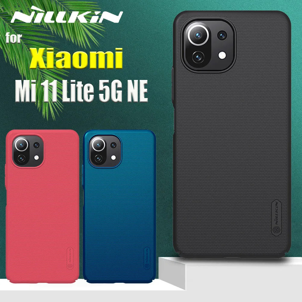 

Жесткий пластиковый противоударный чехол Nillkin для Xiaomi Mi 11 Lite