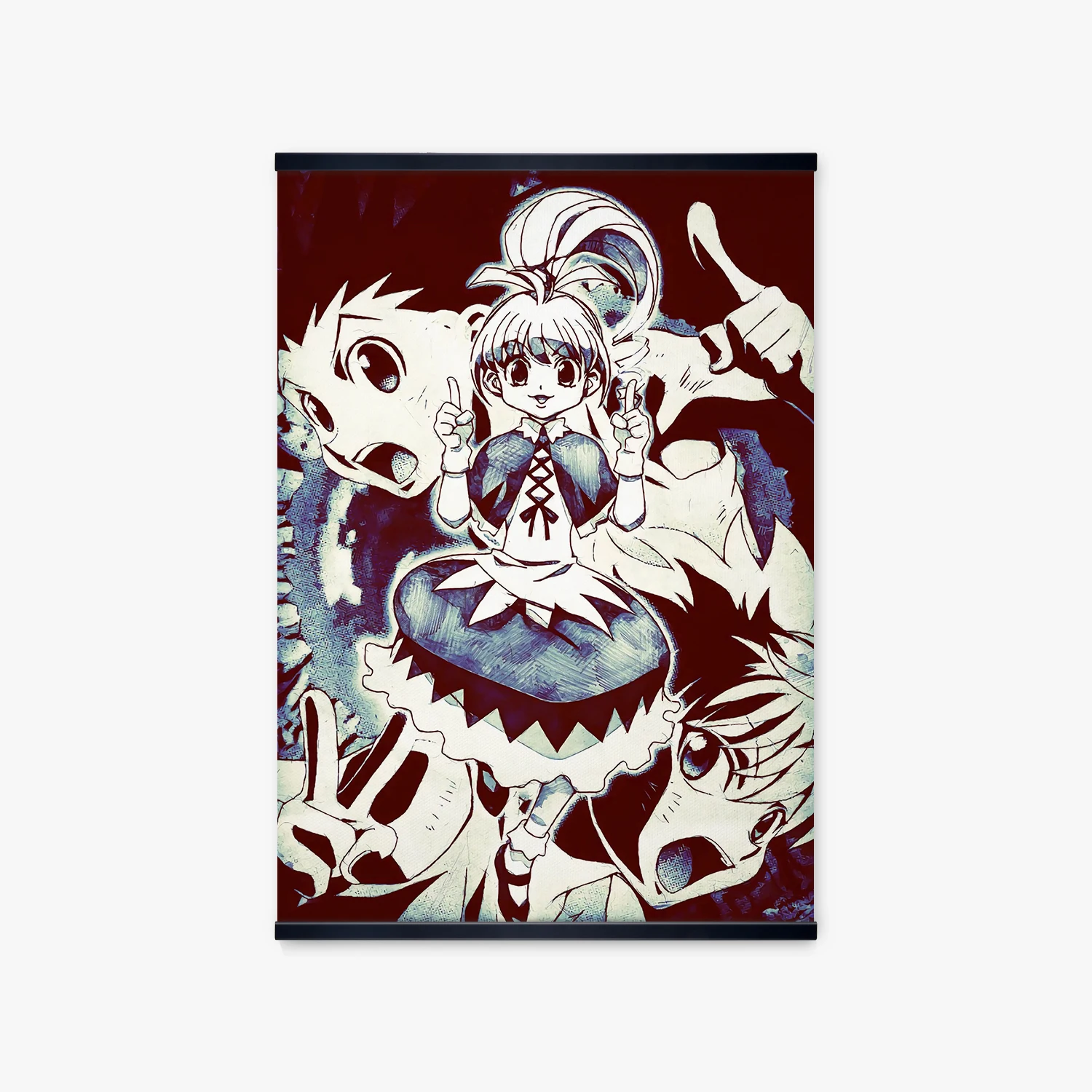 

Classic Manga Style Of Painting Poster Anime Hunter x Hunter Canvas Picture Magnetic Frame Modular Prints Bedroom Decor Wall Art