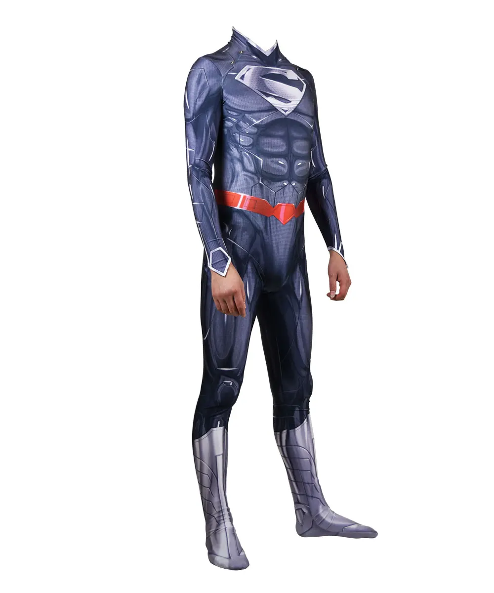 Стильная обувь Цвета: черный Костюм Супергероя человека Косплэй костюм Новый 52