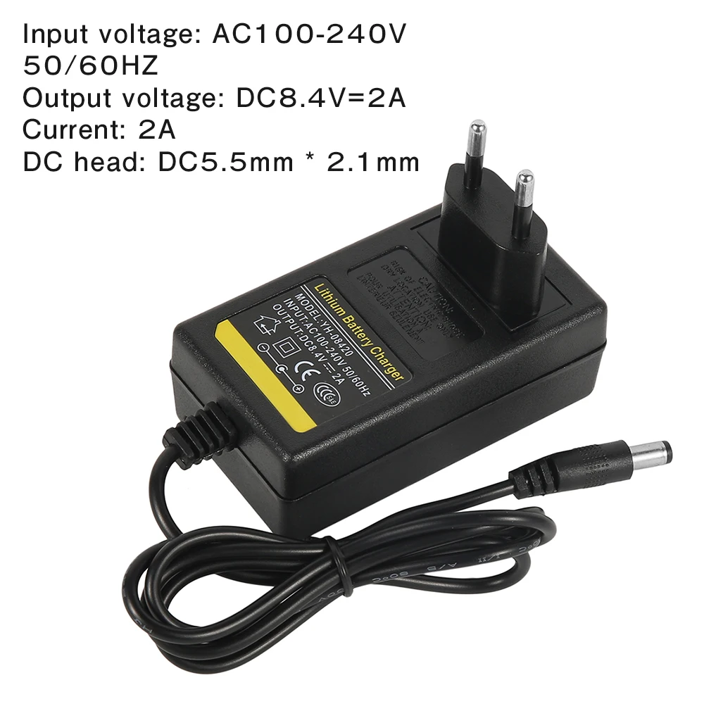 Зарядное устройство для аккумуляторов 18650 в пост. Тока 2 А 5 мм * 1 мм|Зарядные