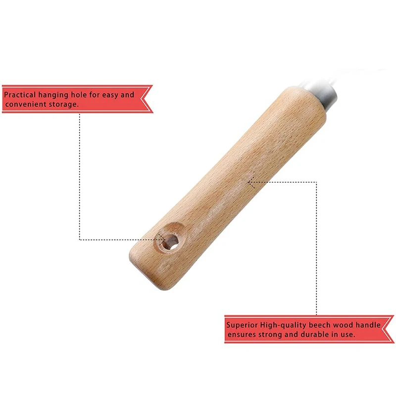 

Garden Tool Set - 4 Pieces Heavy Duty Garden Hand Tools Kit with Wooden Handle,Quality Gardening Work Set with Stainless Steel H