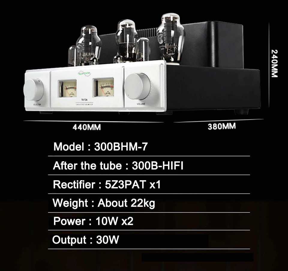 ByJoTeCH 300B HM-7 Bluetooth Ламповый усилитель одиночный ламповый усилитель 5Z3P выпрямитель Hifi Стерео Аудио ламповый усилитель 220 В или 110 В