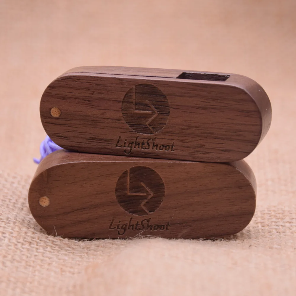10 шт. Бесплатный Пользовательский логотип пять видов дерева Usb с коробкой