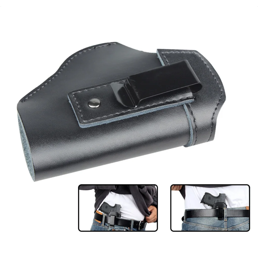 Кобура для пистолета кожаная револьверная охотничья универсальная военная