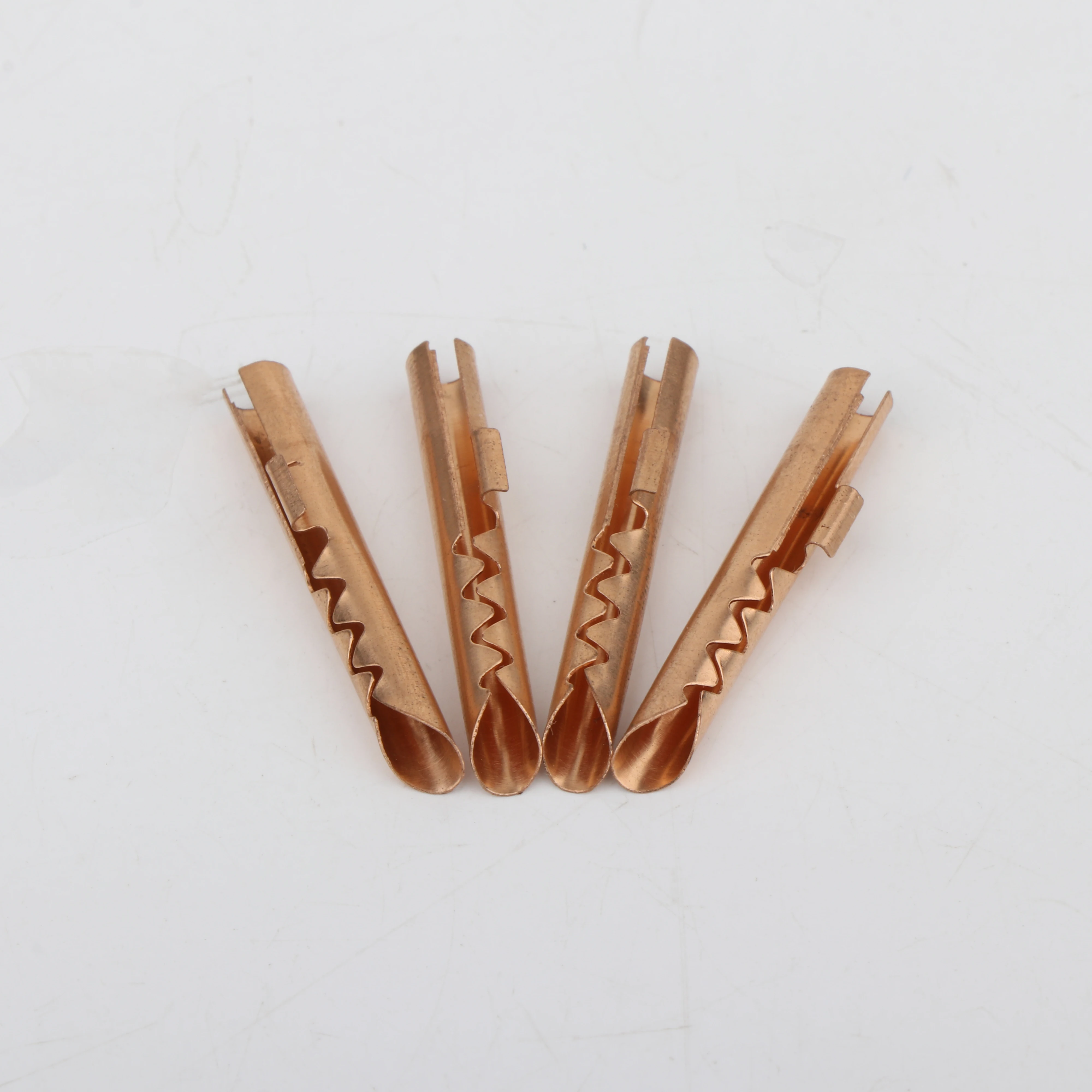 12Pcs BA1422 Bronze Copper Audio BFA Z-Type 4mm Banana Plug Speaker Cable Connector | & Connectors