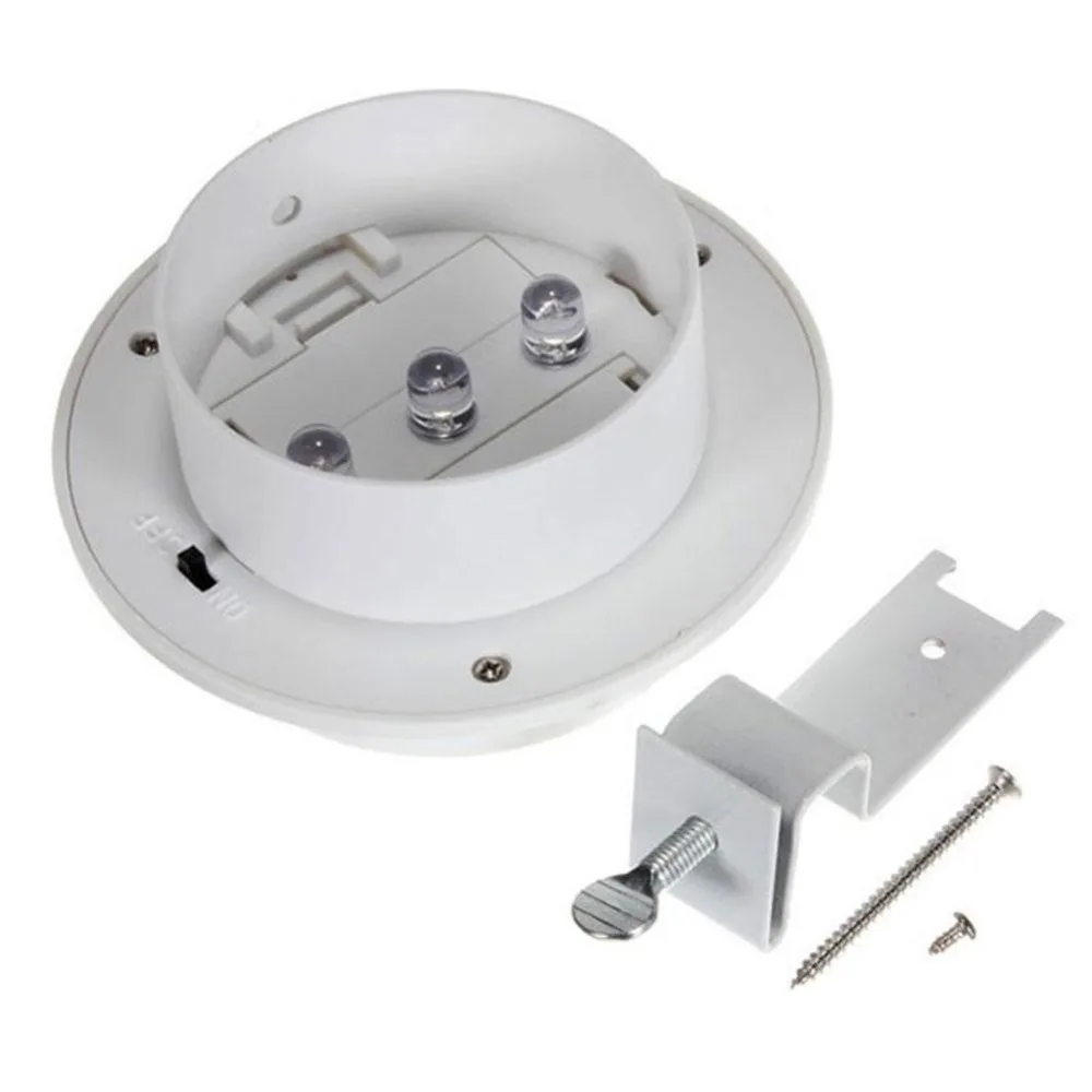 3 светодиодный уличный светильник с питанием от солнечной батареи забор желоба