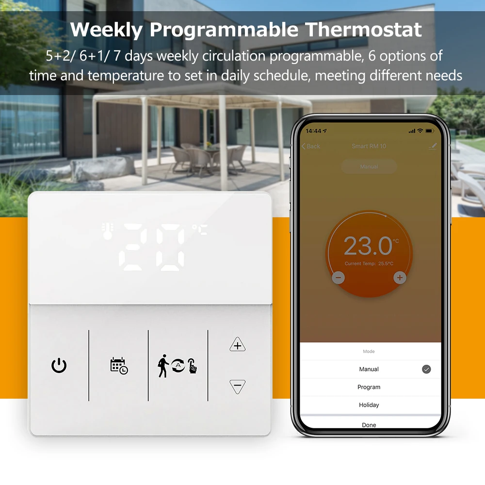 Смарт-термостат для газового котла 3 А Wi-Fi | Строительство и ремонт