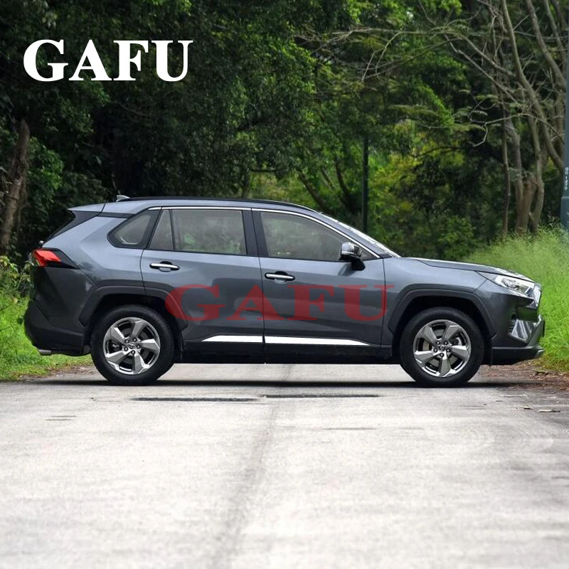 4 шт. накладки для Toyota RAV4 нержавеющая сталь 2019 2020|Хромирование| |
