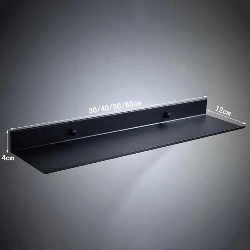 

Black Bathroom Shelves Wall Mounted Shower Storage Shelves Organizer for Bathroom Kitchen Shelves Bathroom Accessories