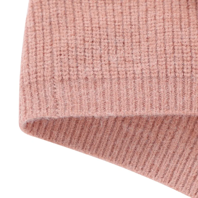 

Baby Girls Cardigan Coat 1-6 Y Autumn Winter Leaf Collar Solid Color Children's Sweater Kids Baby Cardigan3