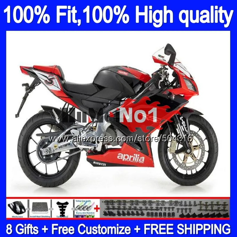 

Injection For Aprilia RS 125 RS125R RSV125 R Black Red 35MC.66 RS-125 2012 2013 2014 2015 2016 RS125 12 13 14 15 16 Fairings