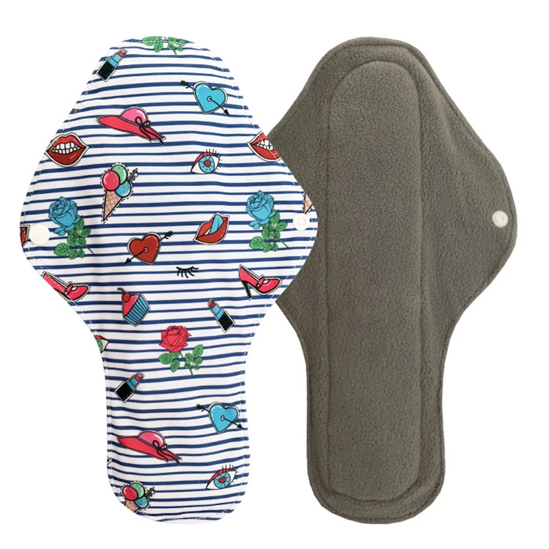 4 шт. женские менструальные прокладки из хлопчатобумажной ткани | Мать и ребенок